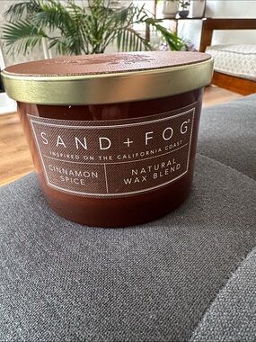 🆕 Sand + Fog Cinnamon Spice 2 Wick 12 Oz Scented Candle